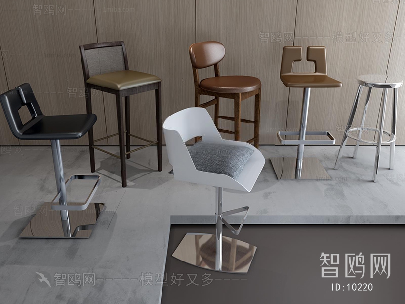 Modern LOFT Nordic Style Bar Chair