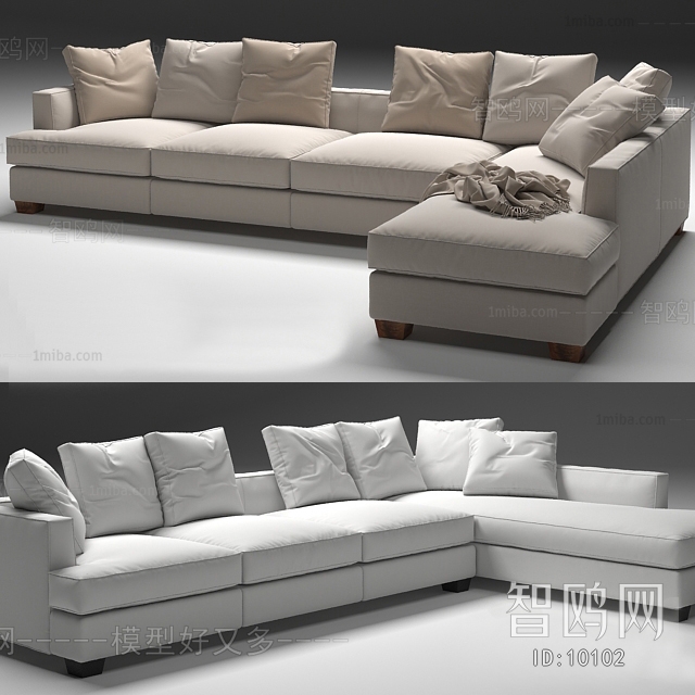 Modern Nordic Style Simple Style Multi Person Sofa