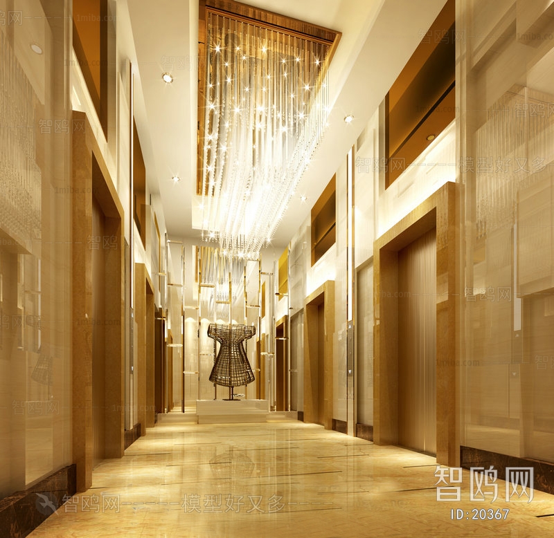 Modern Corridor Elevator Hall