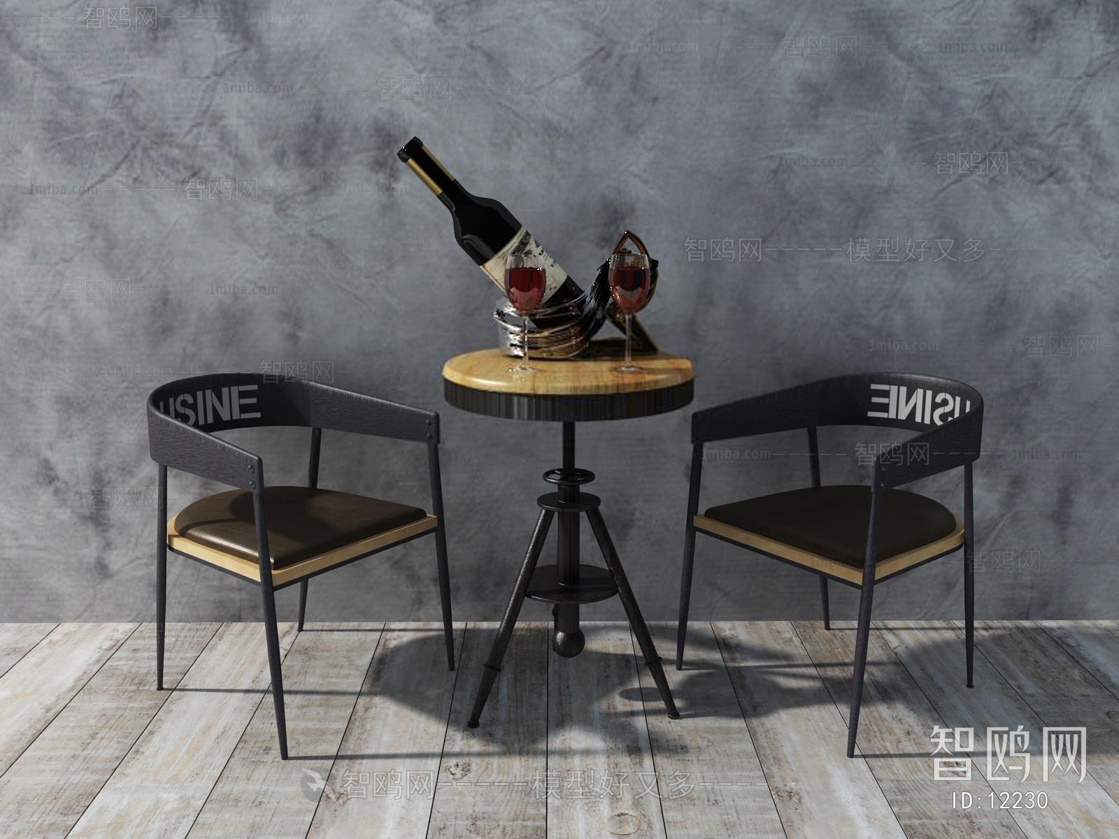 Industrial Style Simple Style Leisure Table And Chair