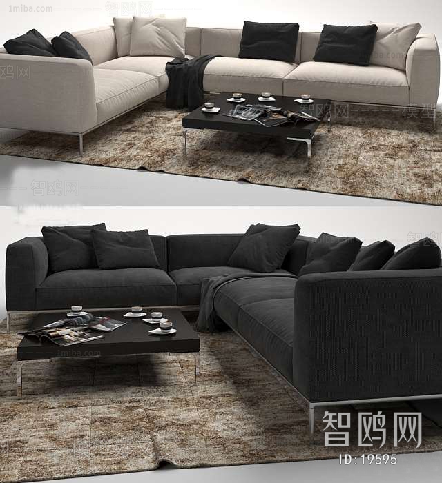 Modern Multi Person Sofa