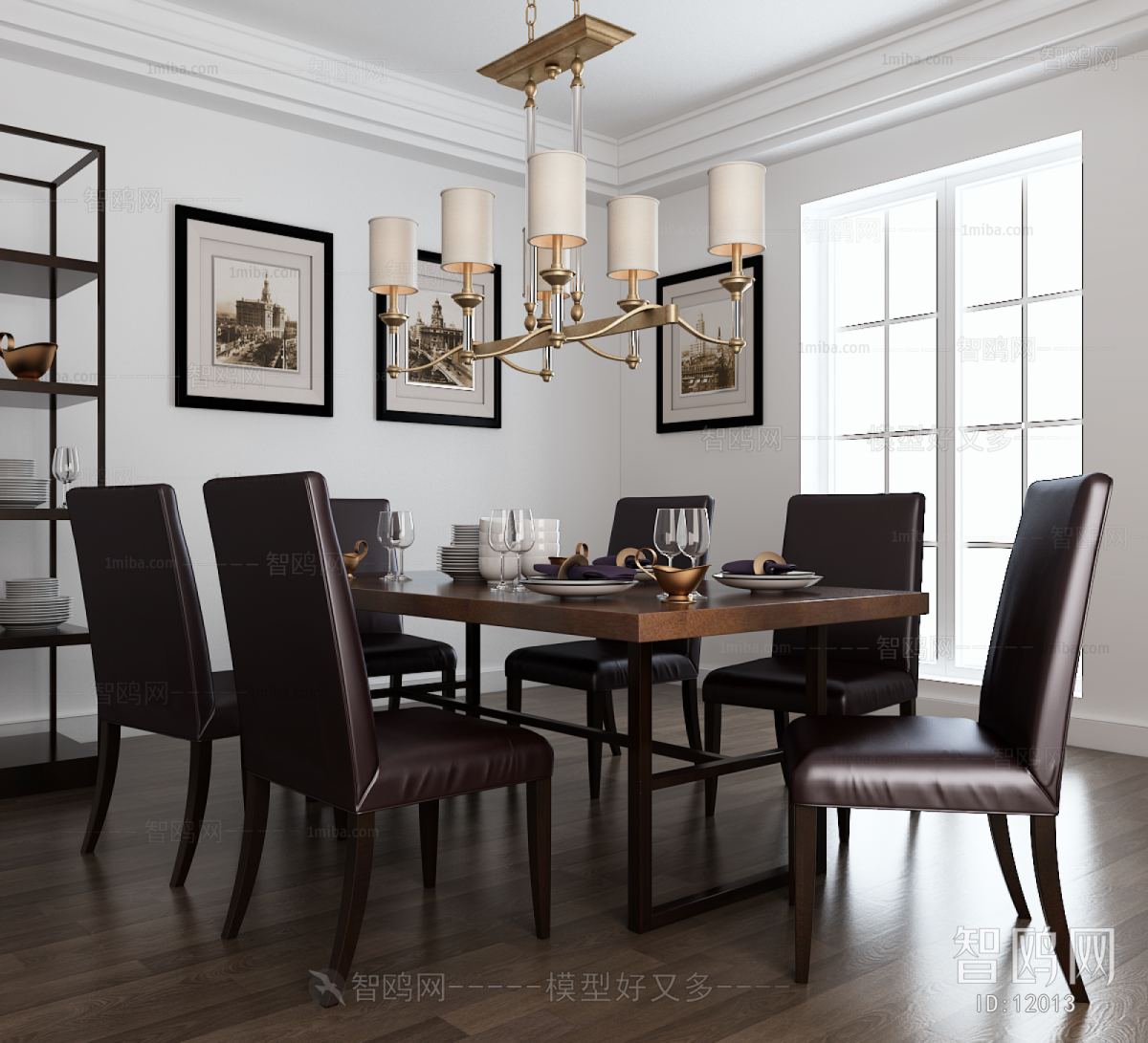 American Style Dining Table And Chairs