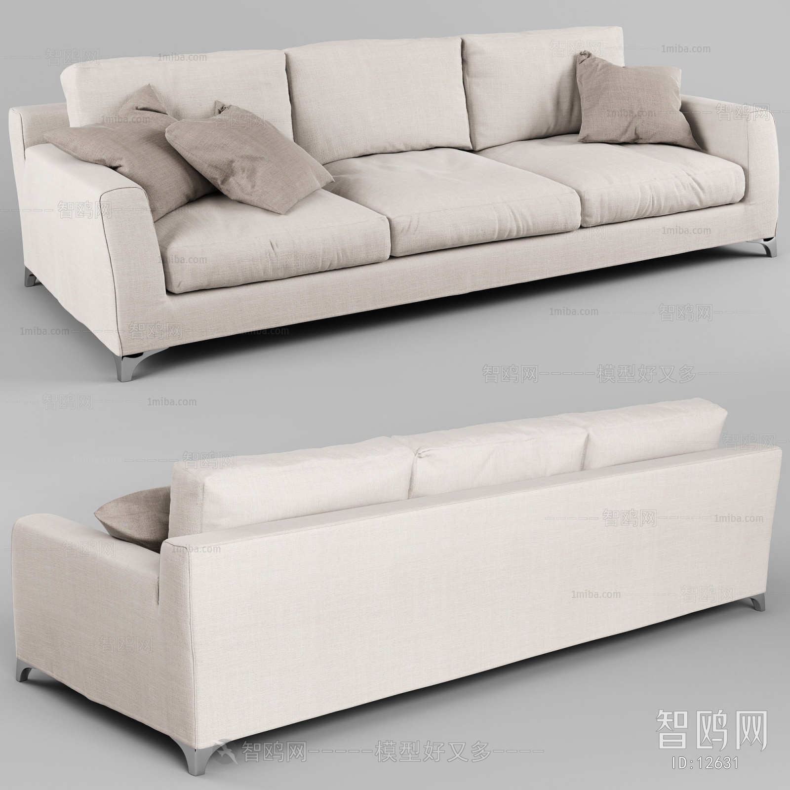 Modern Three-seat Sofa