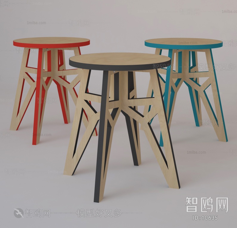 Modern Nordic Style Stool