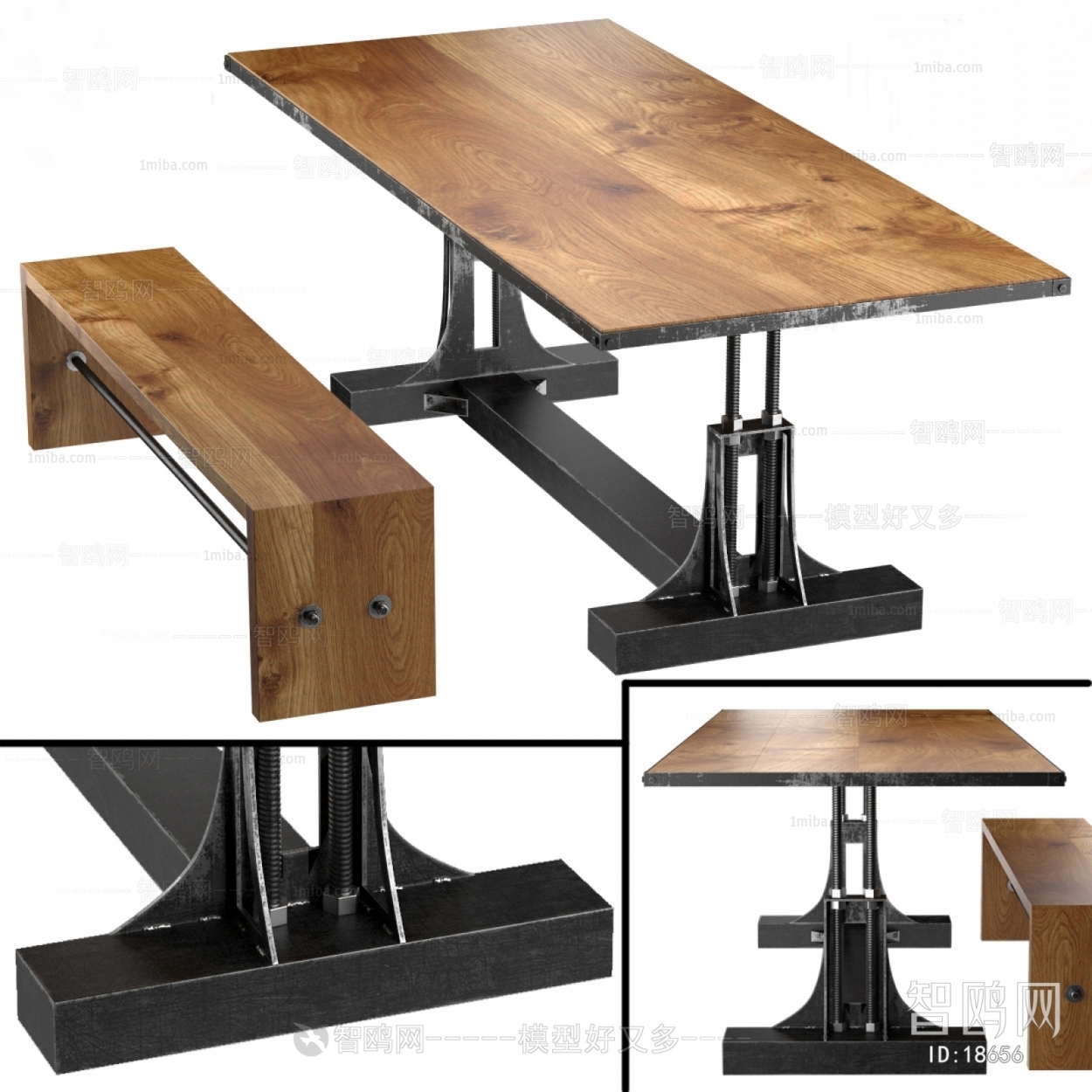 LOFT Industrial Style Leisure Table And Chair