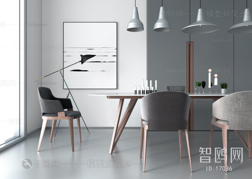 Modern Nordic Style Dining Table And Chairs