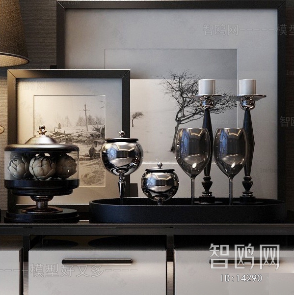 Modern New Classical Style Decorative Set