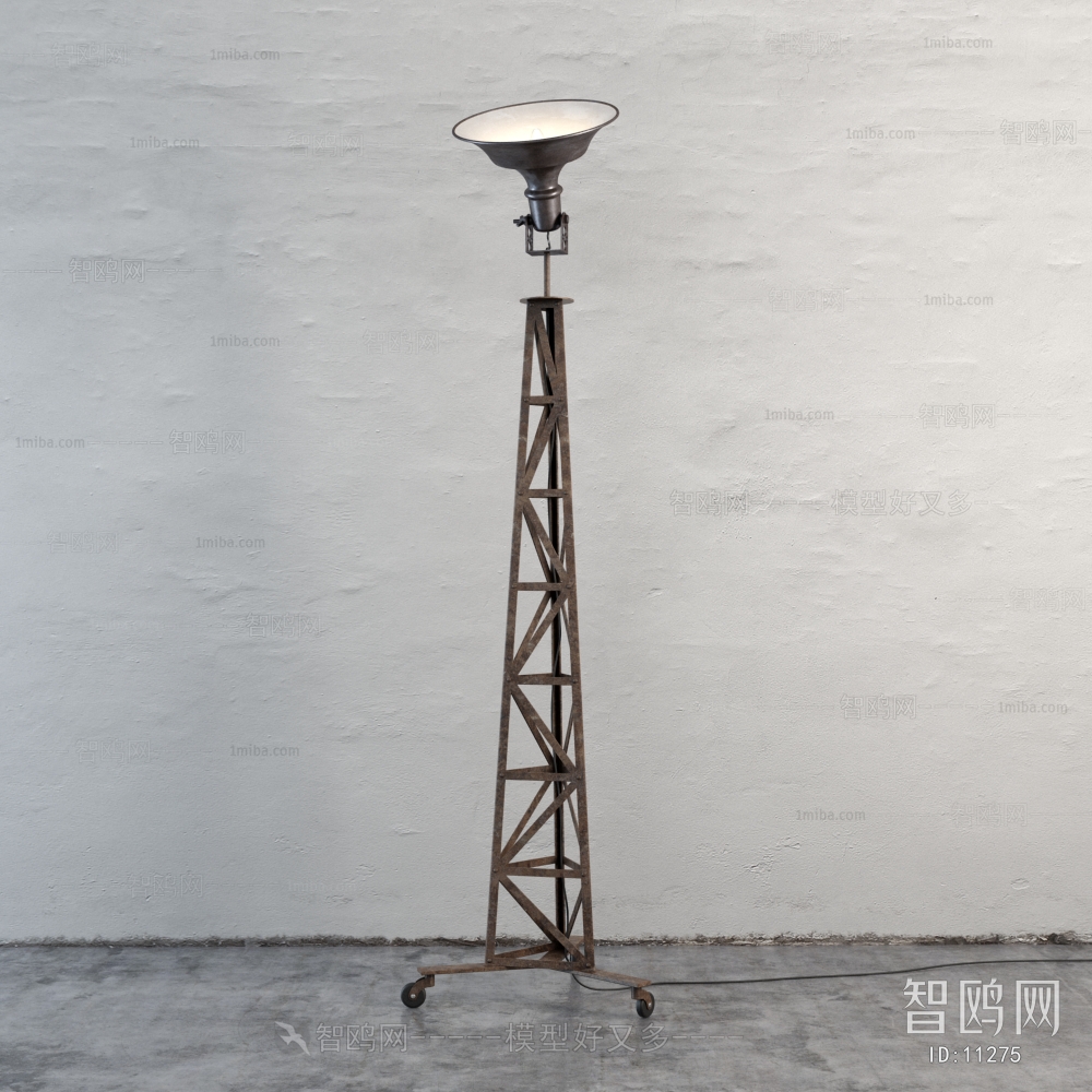 Modern Industrial Style Floor Lamp