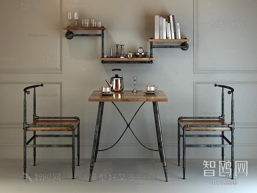 LOFT Industrial Style Dining Table And Chairs