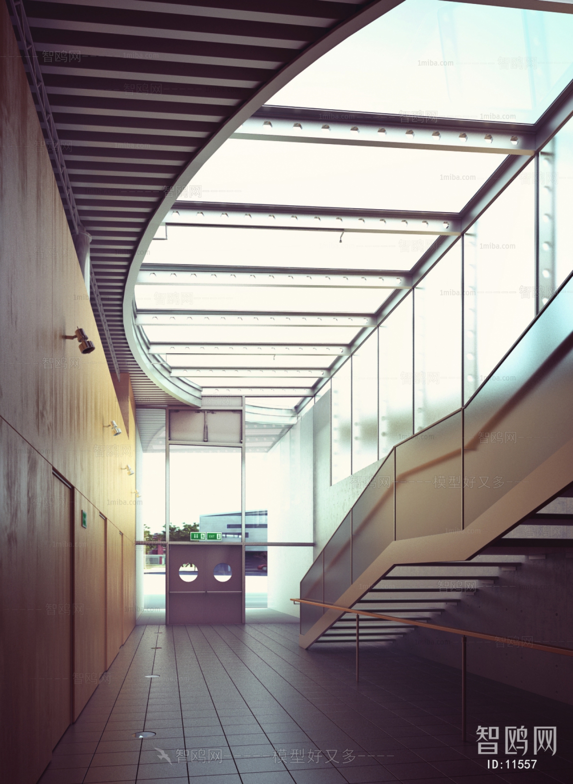 Modern LOFT Corridor/elevator Hall