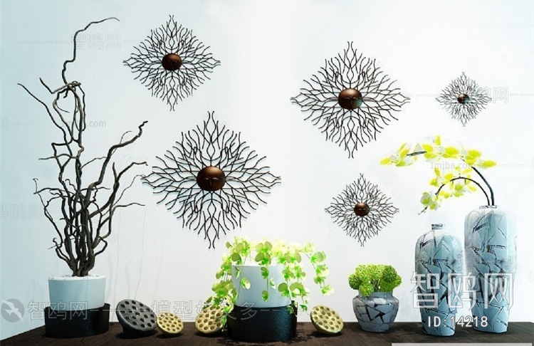 Modern New Chinese Style Wall Decoration