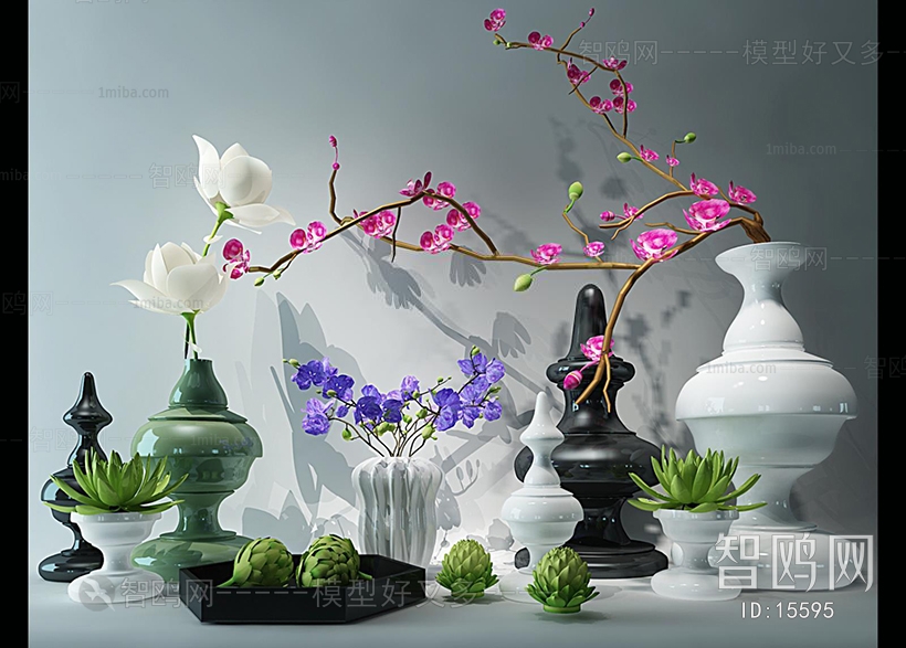 Modern New Chinese Style Flowers