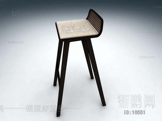 现代新中式吧椅