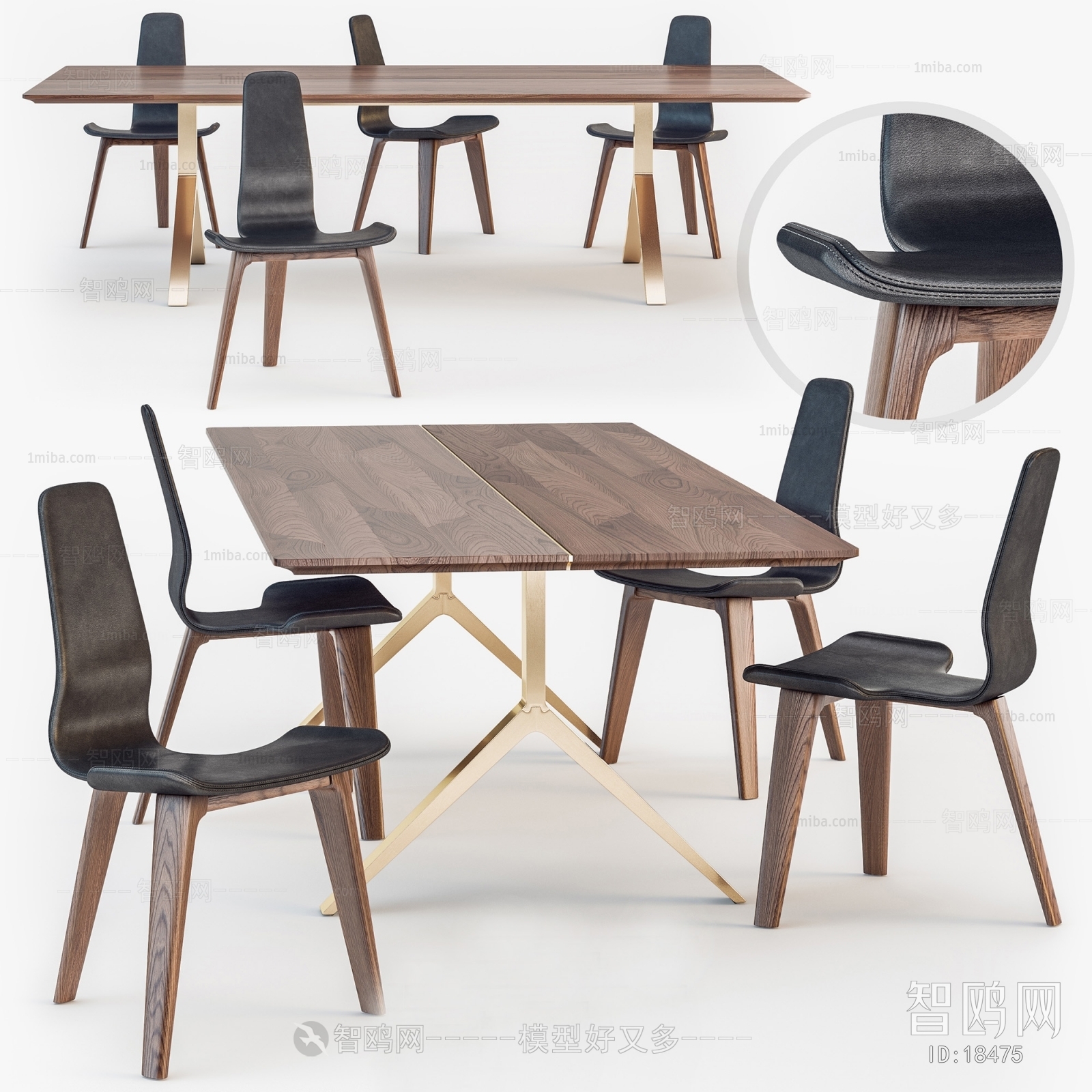 Modern Nordic Style Leisure Table And Chair