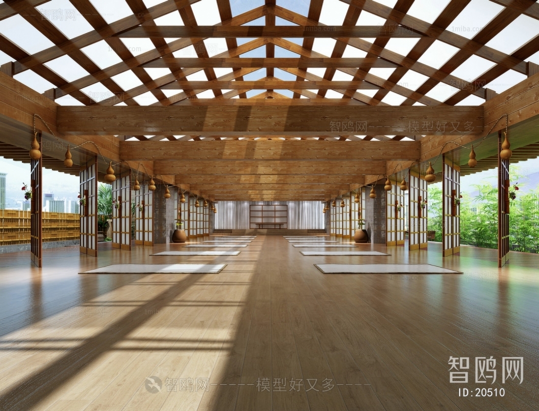 新中式瑜伽室