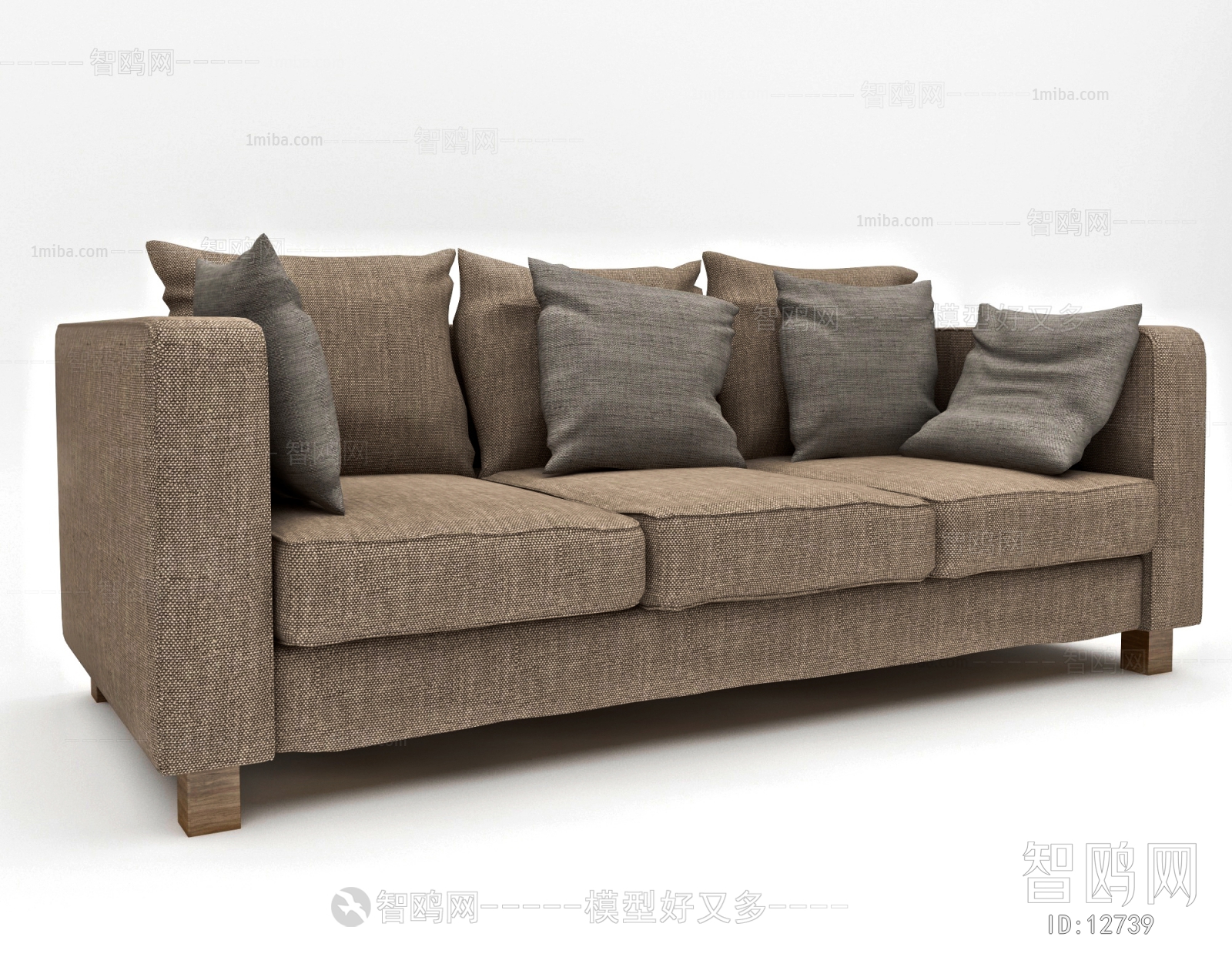 Modern Three-seat Sofa