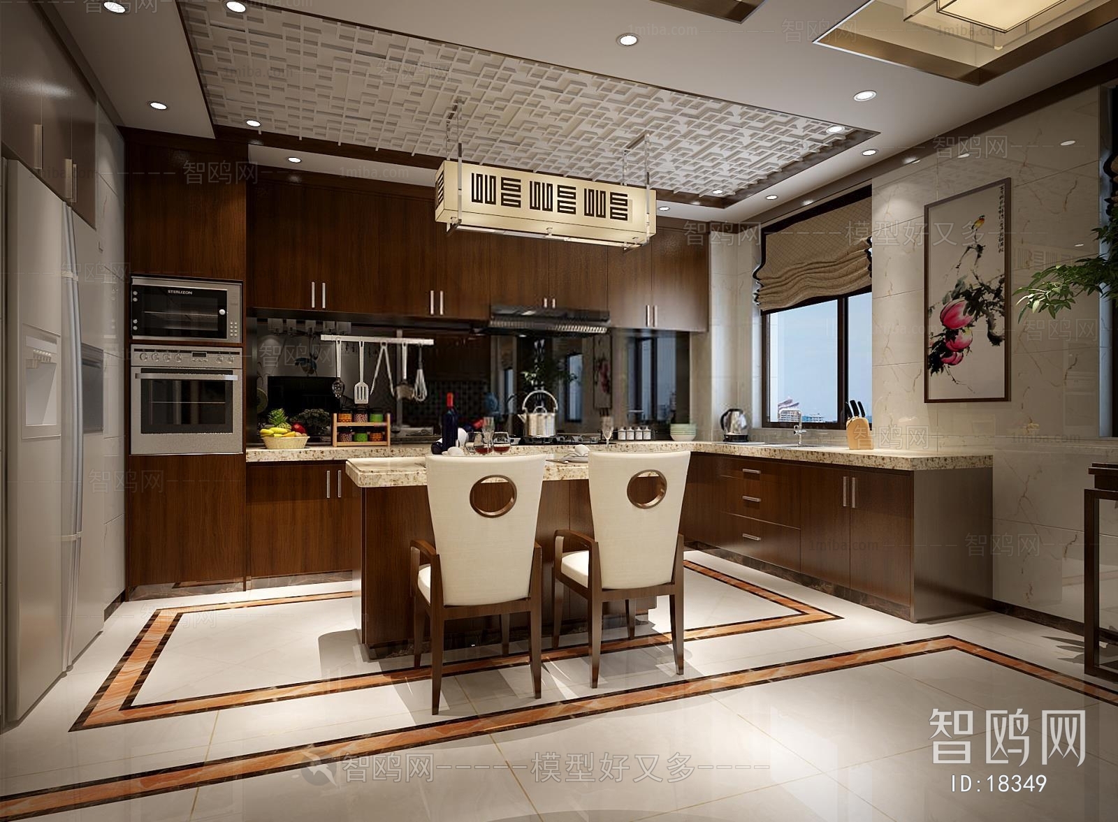 Modern New Chinese Style The Kitchen