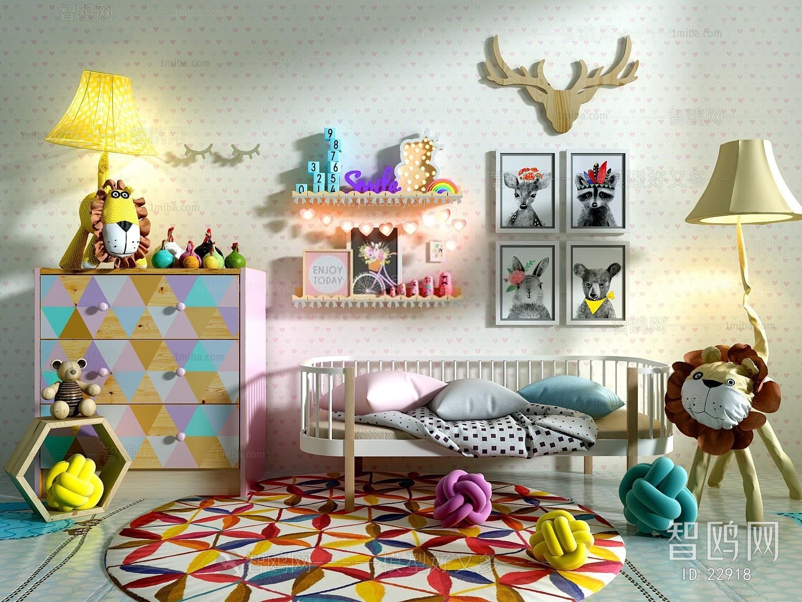 Modern Idyllic Style Children's Room