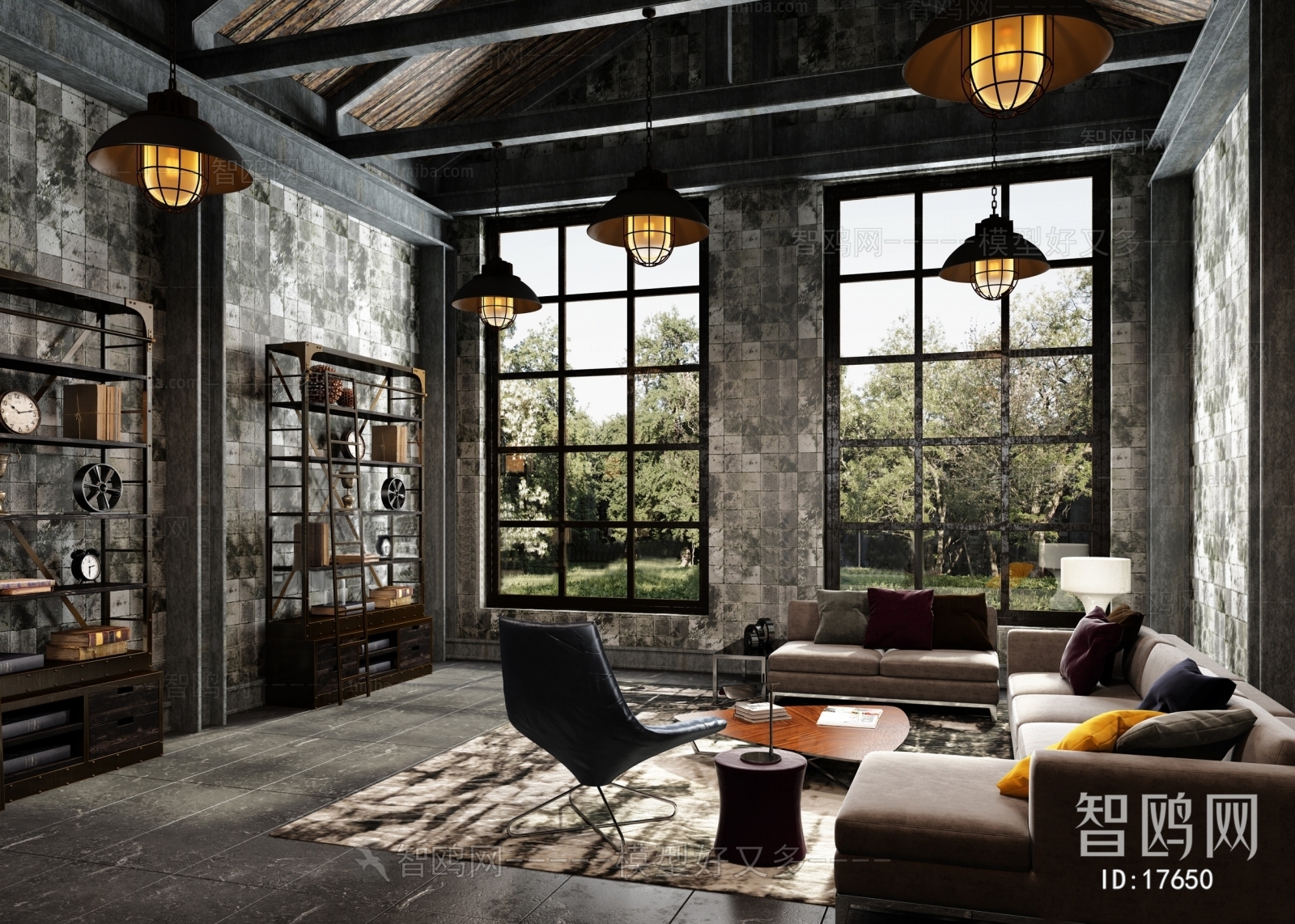 Industrial Style A Living Room