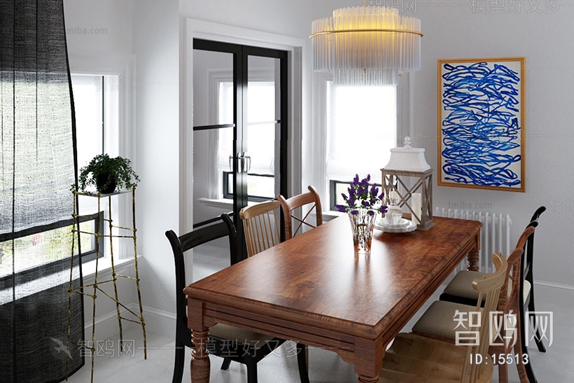 Modern American Style Dining Room