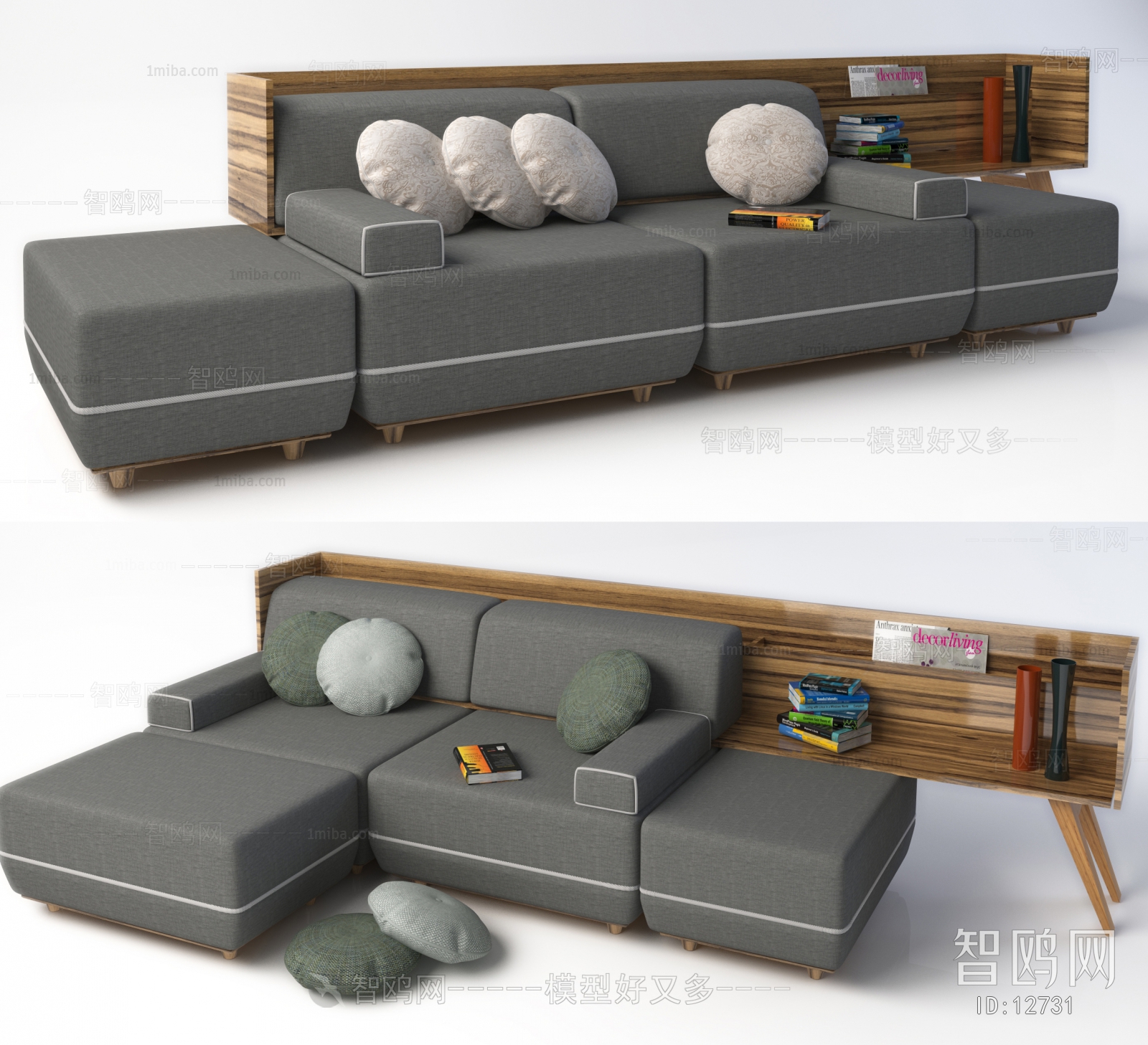 Modern Nordic Style Multi Person Sofa