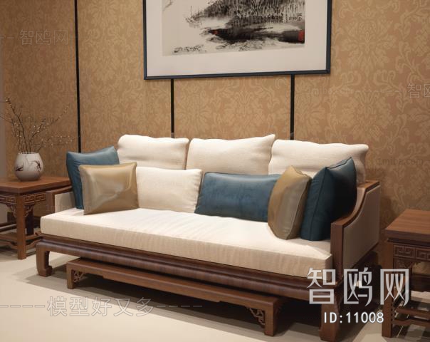 Chinese Style A Sofa For Two