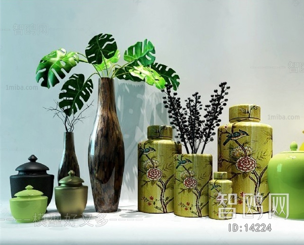 Modern New Chinese Style Decorative Set