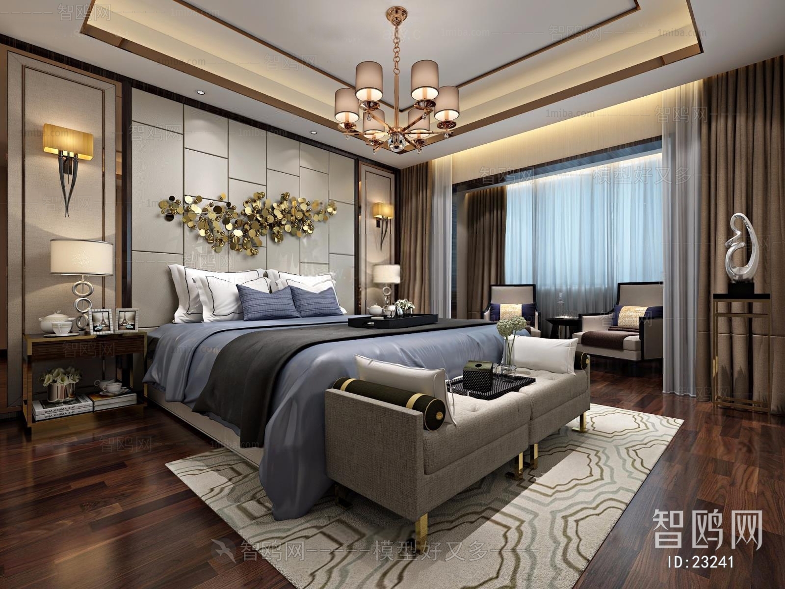 Modern Hong Kong Style Bedroom