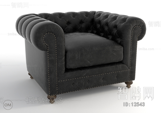 Modern Simple European Style Single Sofa