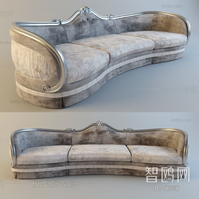 European Style Three-seat Sofa