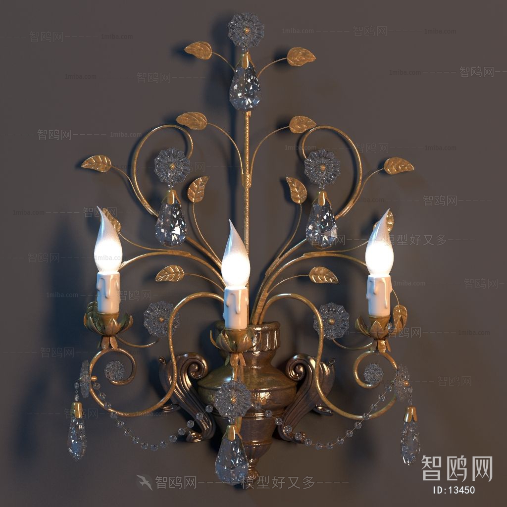 European Style Idyllic Style Wall Lamp