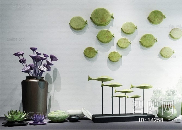 Modern New Chinese Style Wall Decoration