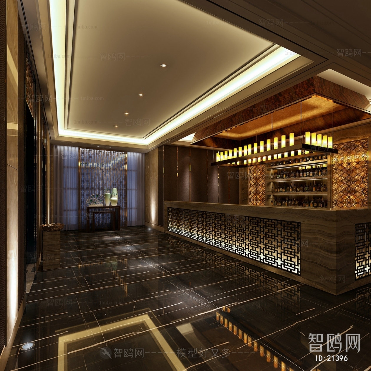 New Chinese Style Lobby Hall