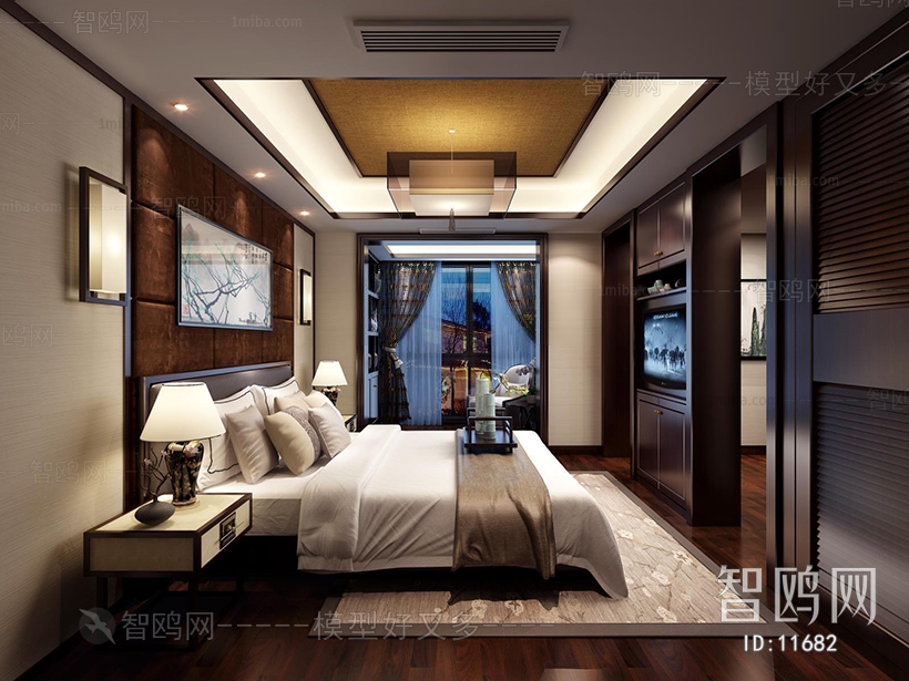 Modern New Chinese Style Bedroom