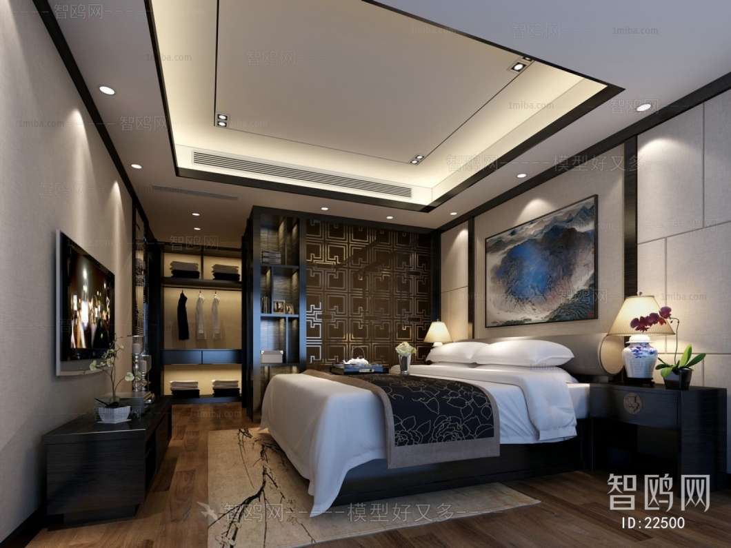 Modern New Chinese Style Bedroom