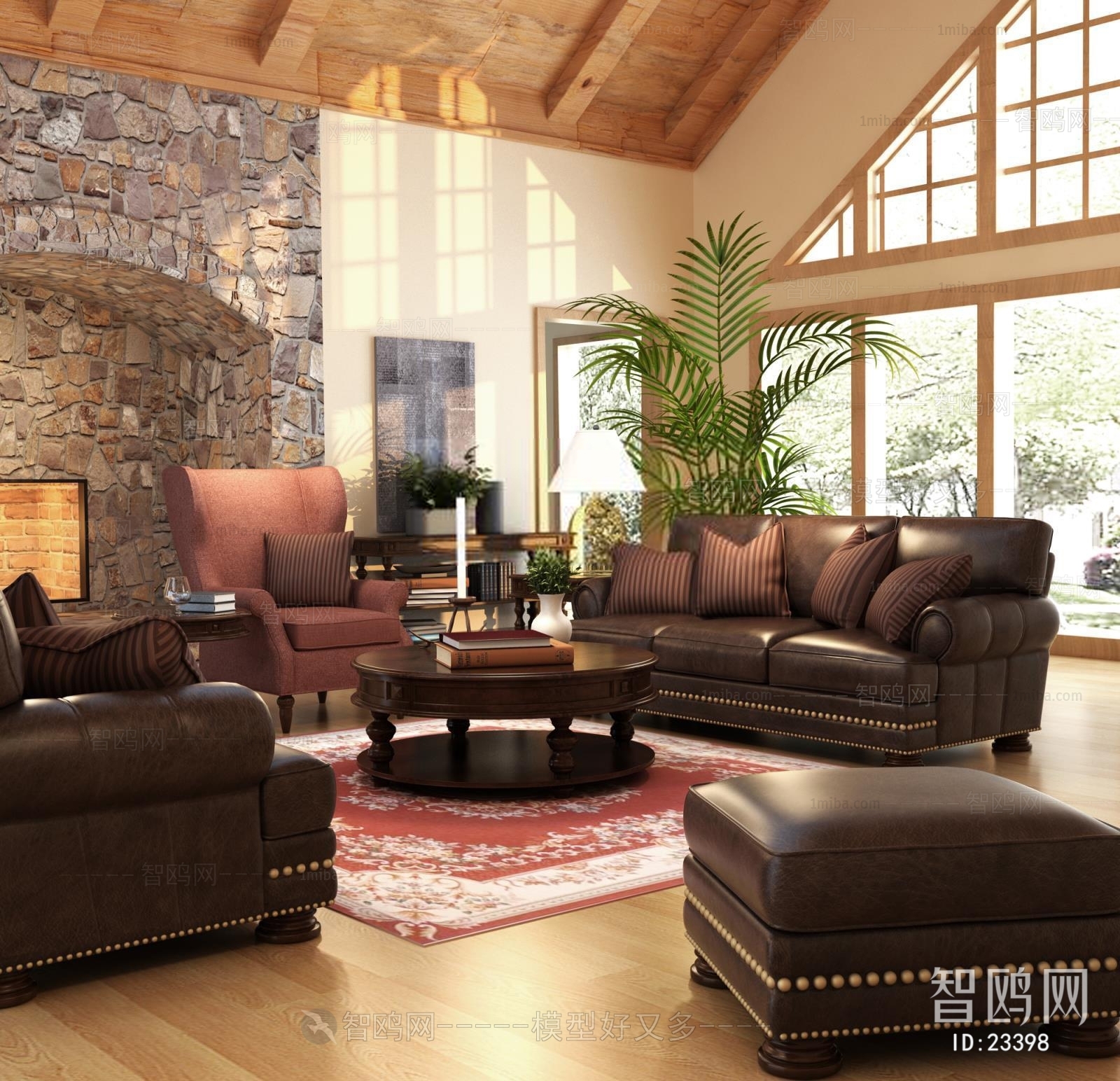 American Style Country Style Sofa Combination