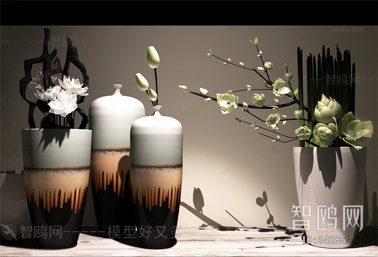 Modern New Chinese Style Decorative Set