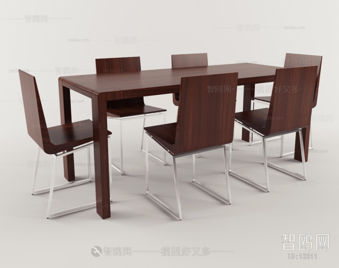 现代简约餐桌椅