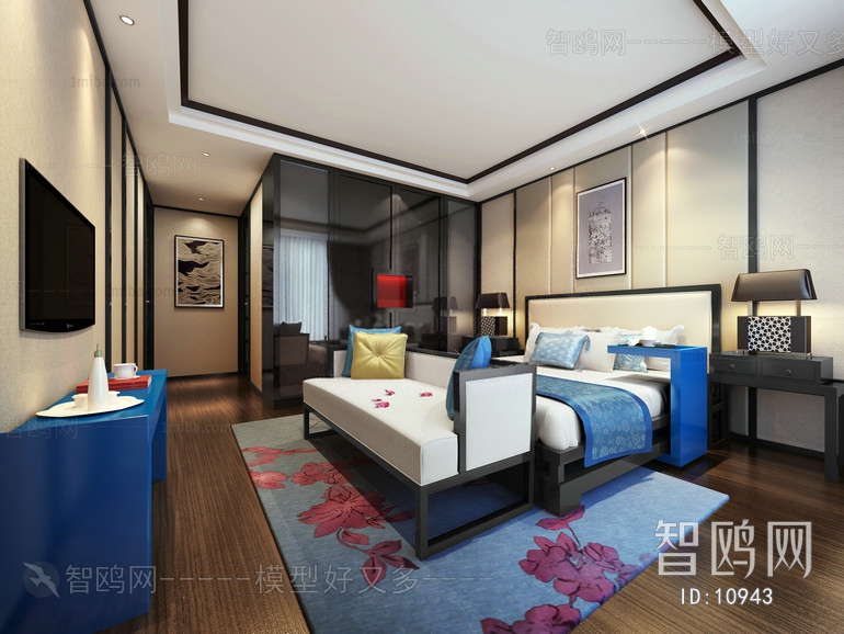 Modern New Chinese Style Bedroom