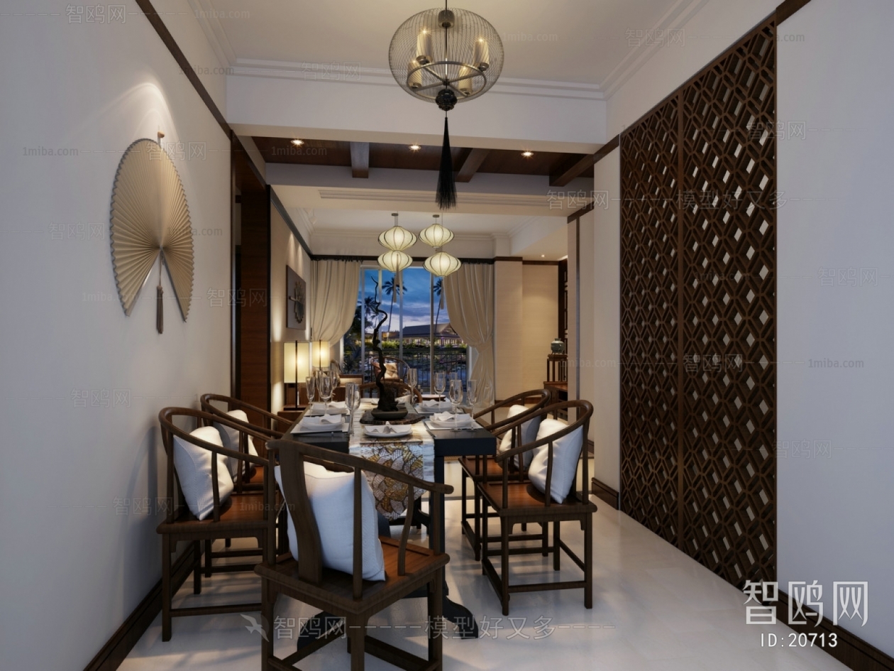 New Chinese Style Dining Room