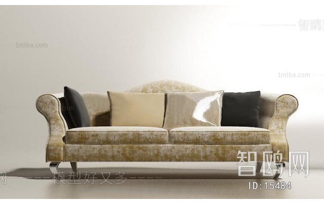 American Style European Style Simple European Style A Sofa For Two