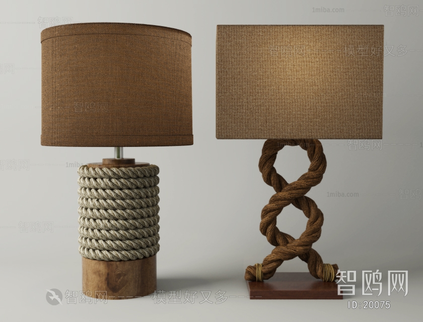 Modern LOFT Country Style Table Lamp