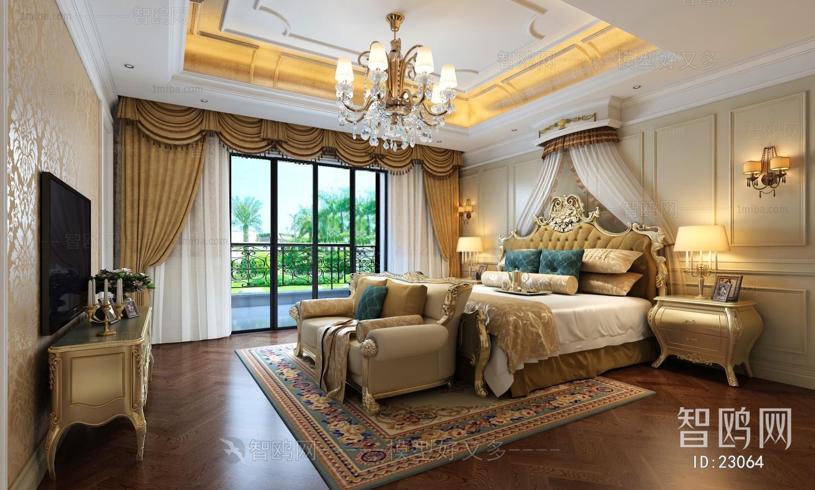 European Style French Style Bedroom