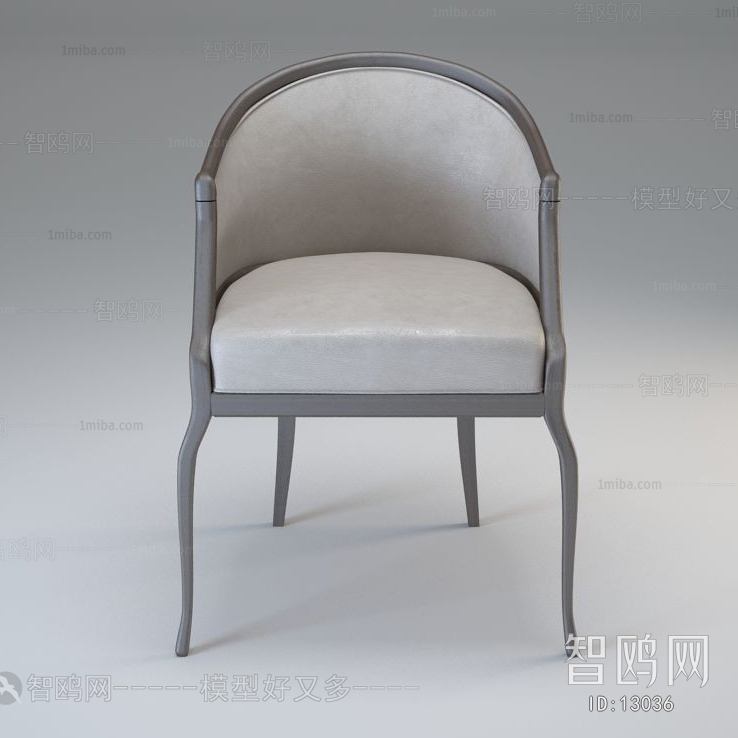 Simple European Style Single Chair