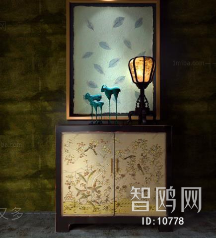 New Chinese Style Side Cabinet/Entrance Cabinet