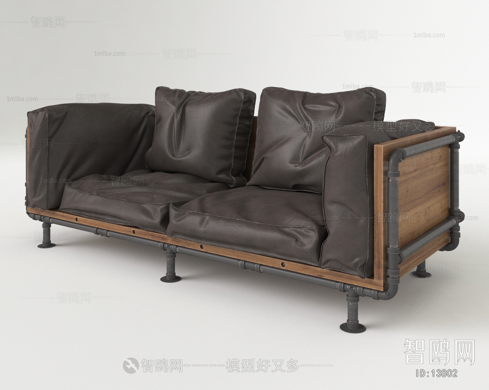 LOFT Industrial Style A Sofa For Two