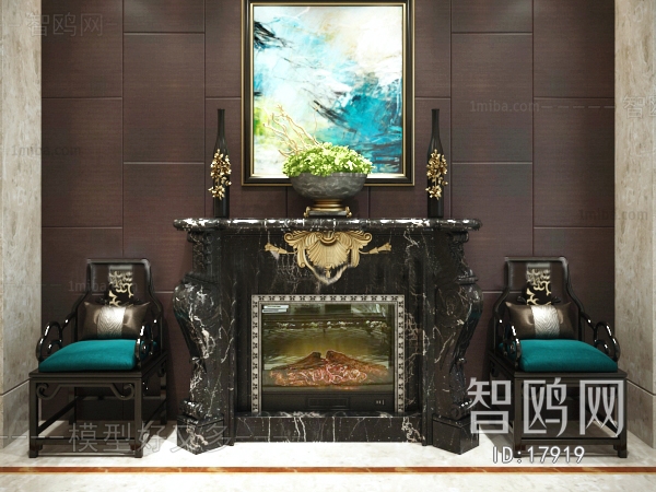 New Classical Style Fireplace