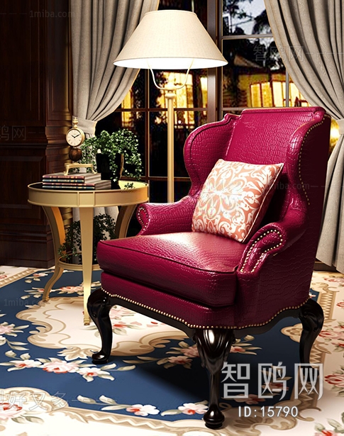 American Style European Style Single Sofa