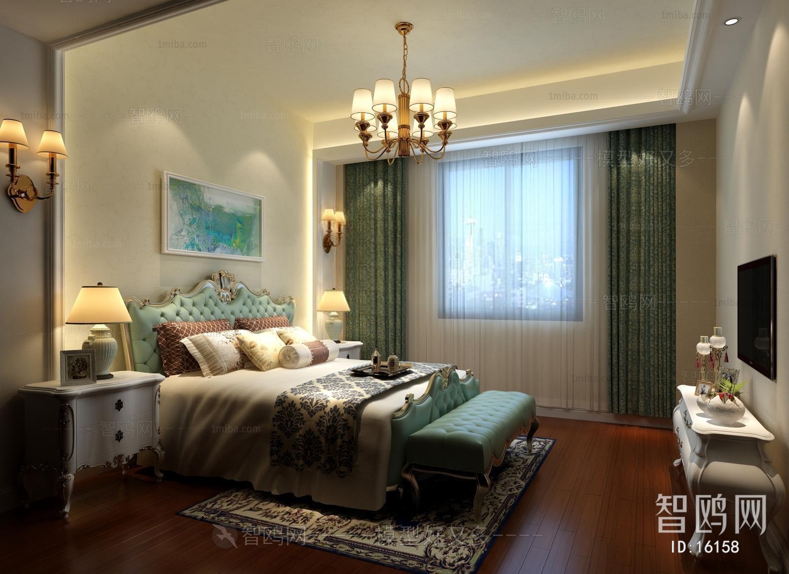 European Style Bedroom