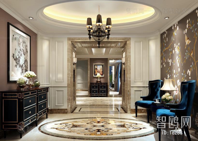 New Classical Style Hallway